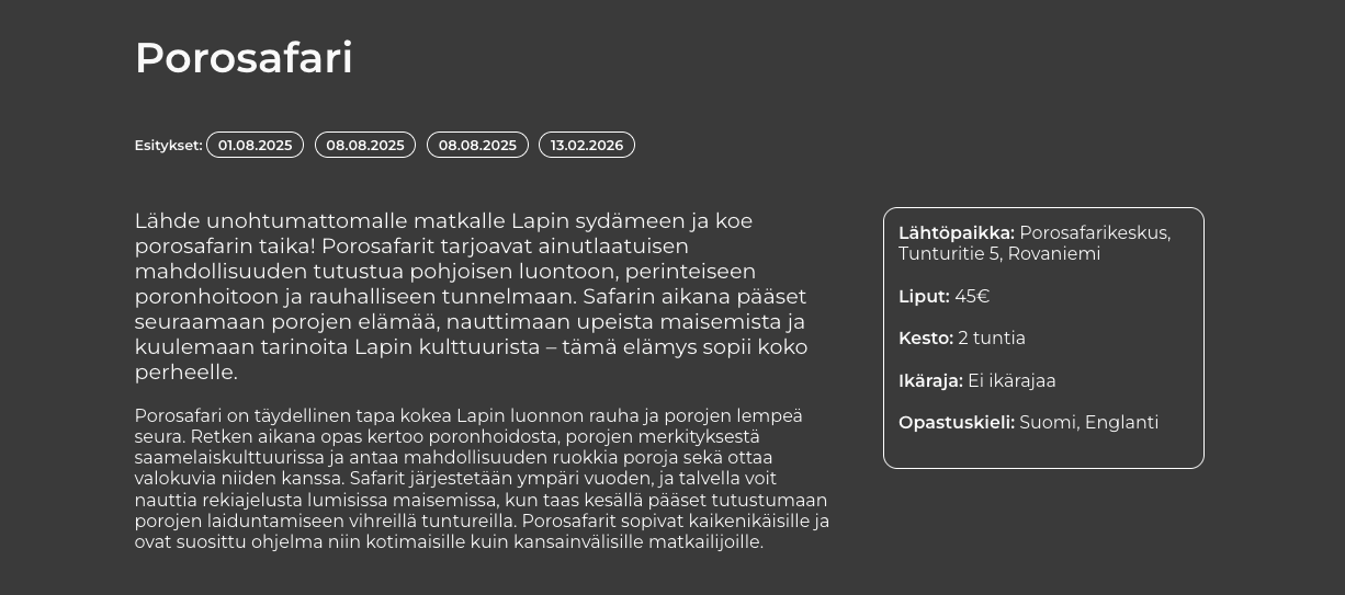 Tumman värivaihtoehdon esimerkkikuva